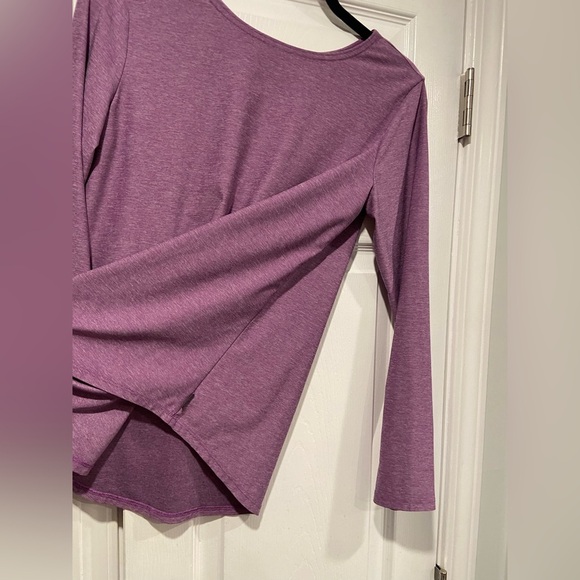 Eddie Bauer Relaxed Fit Purple Quick Dry Active Wear Long Sleeve Shirt Size M - Picture 8 of 12